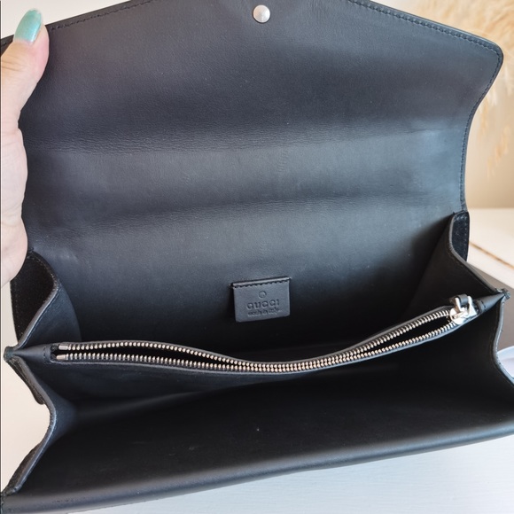 GUCCI Suede Small Dionysus Shoulder Bag Black - Picture 3 of 8